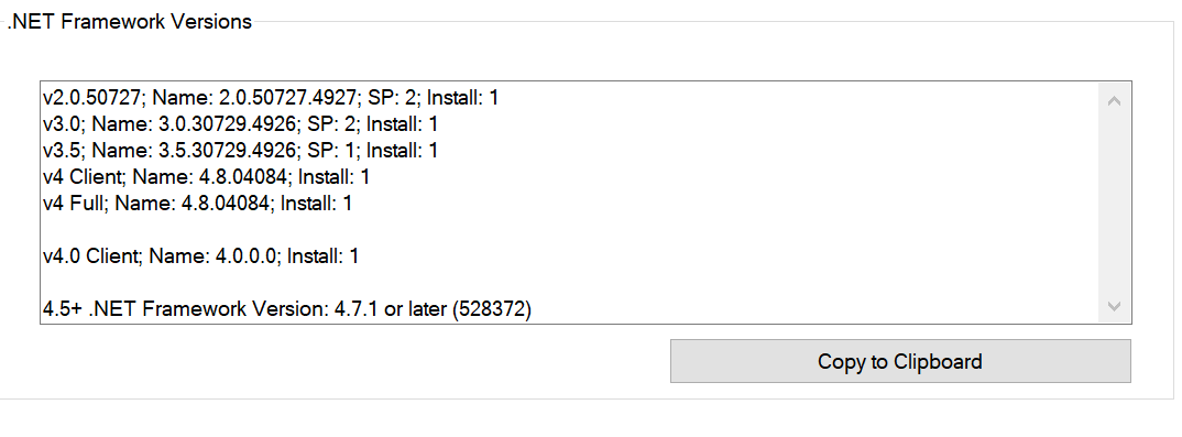 5. .Net Framework Versions